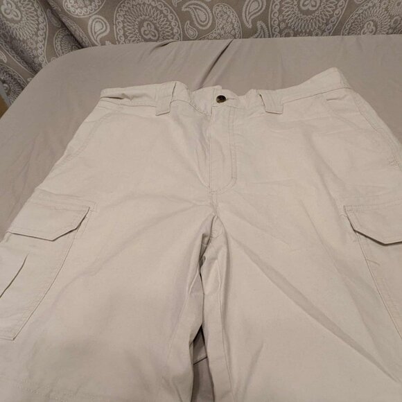 L.L. Bean Convertible Cargo Pants Mens 33 x 29 Cotton No Tags Never Washed - EUC - Picture 2 of 14